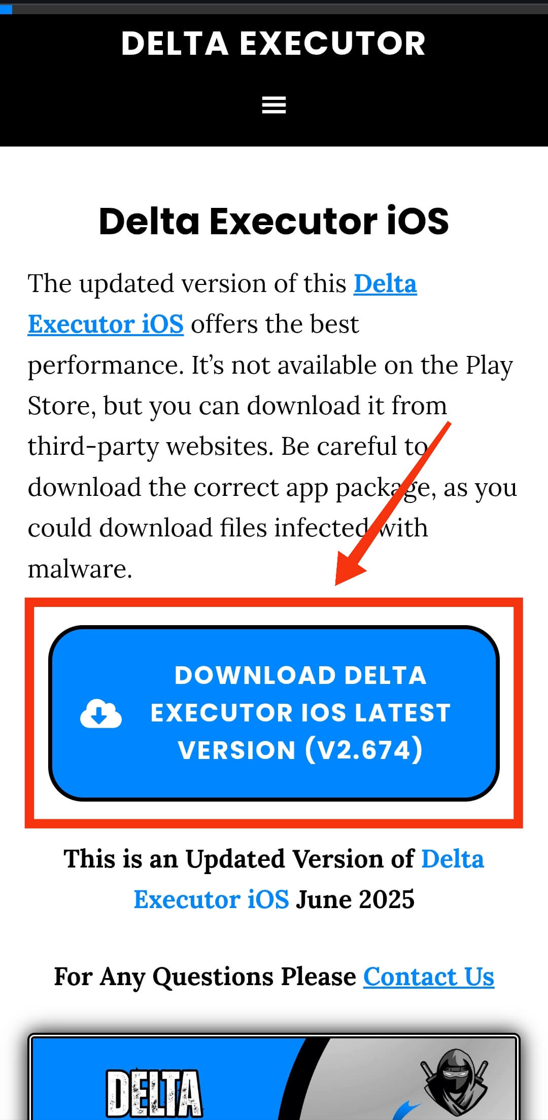 Download Delta Executor IPA