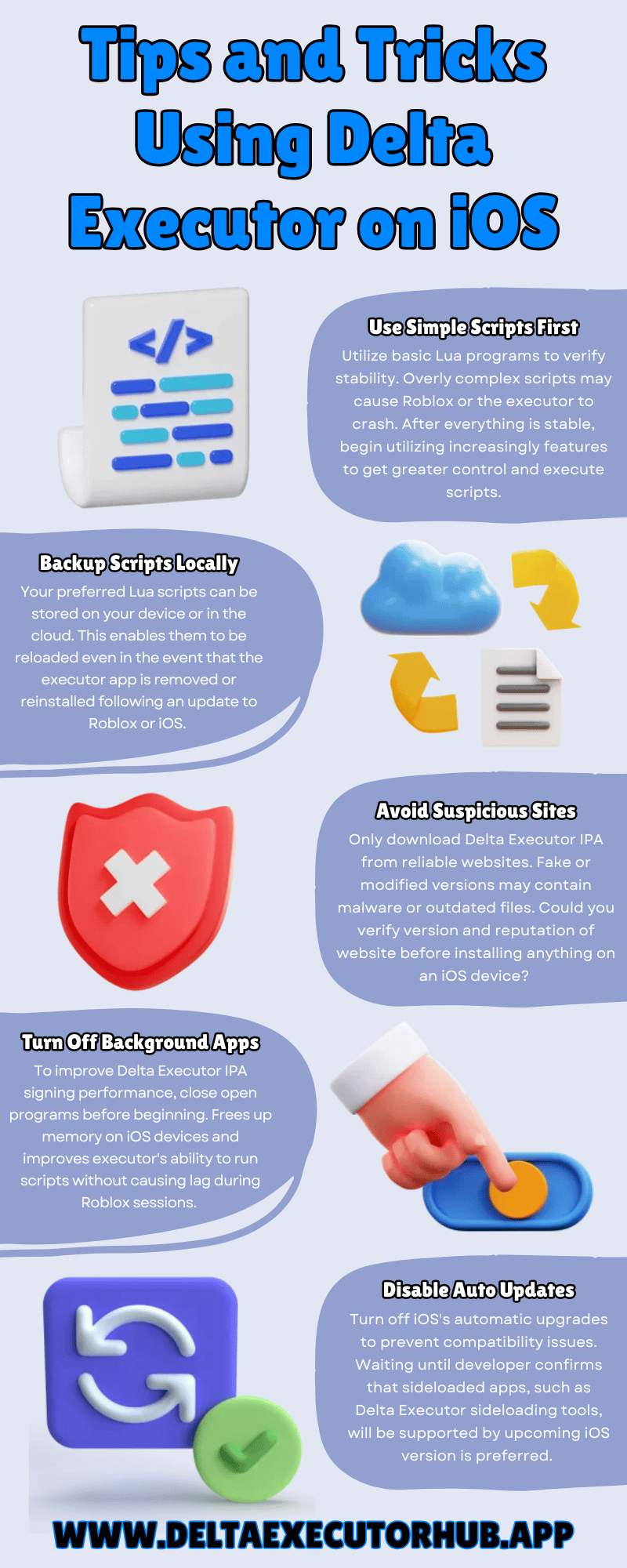 Tips and Tricks Using Delta Executor on iOS (Infographics)