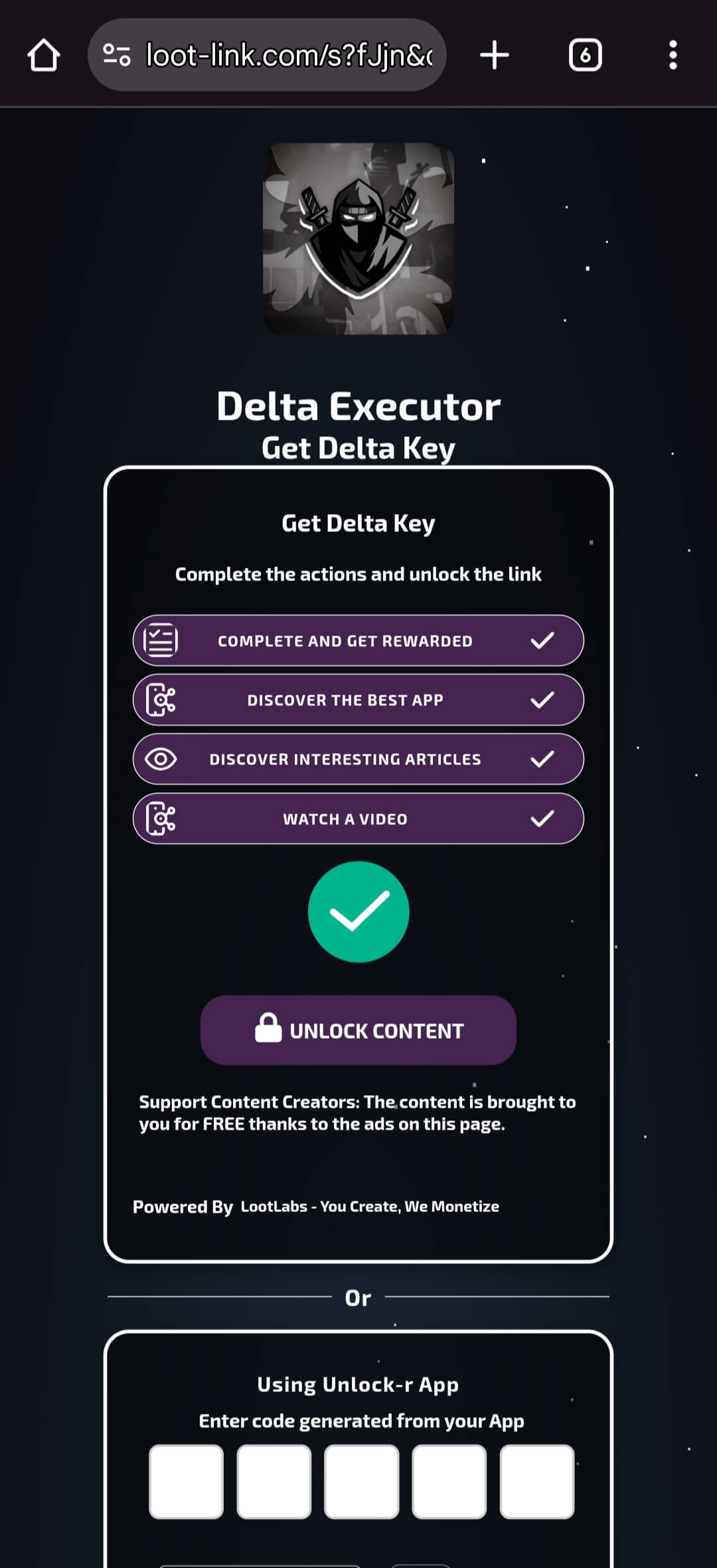 Complete Linkvertise Tasks